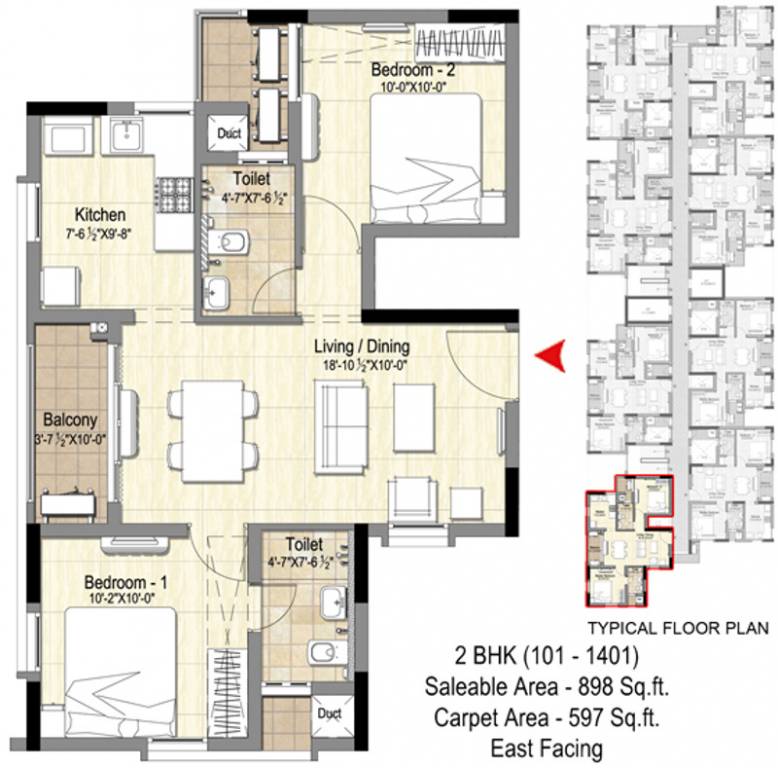 DRA Pristine Pavilion Mahindra World City, Chennai Price, Floor Plans
