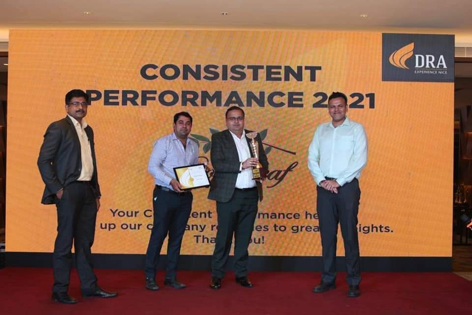 Outstanding Performance Award from Puravankara