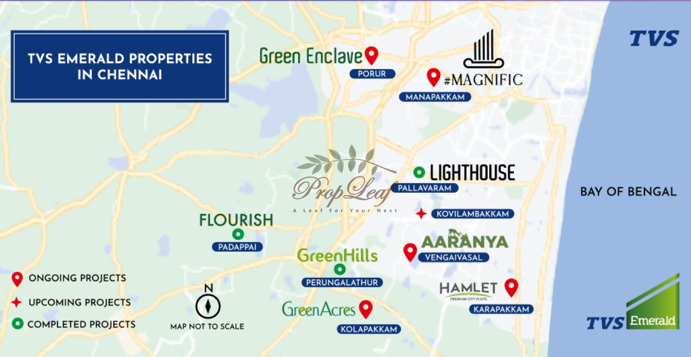 TVS Emerald Magnific Location Map