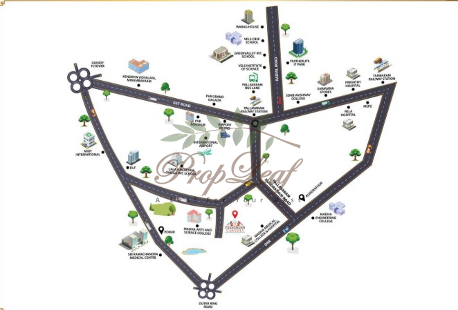 Casagrand Casamia Location Map