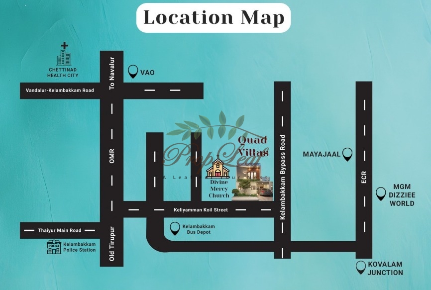 Iyra Aditi Villas Location Map