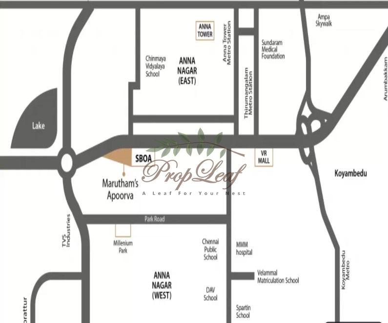 Marutham Apoorva  Location Map