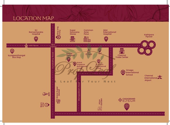 Casagrand Elysium Location Map